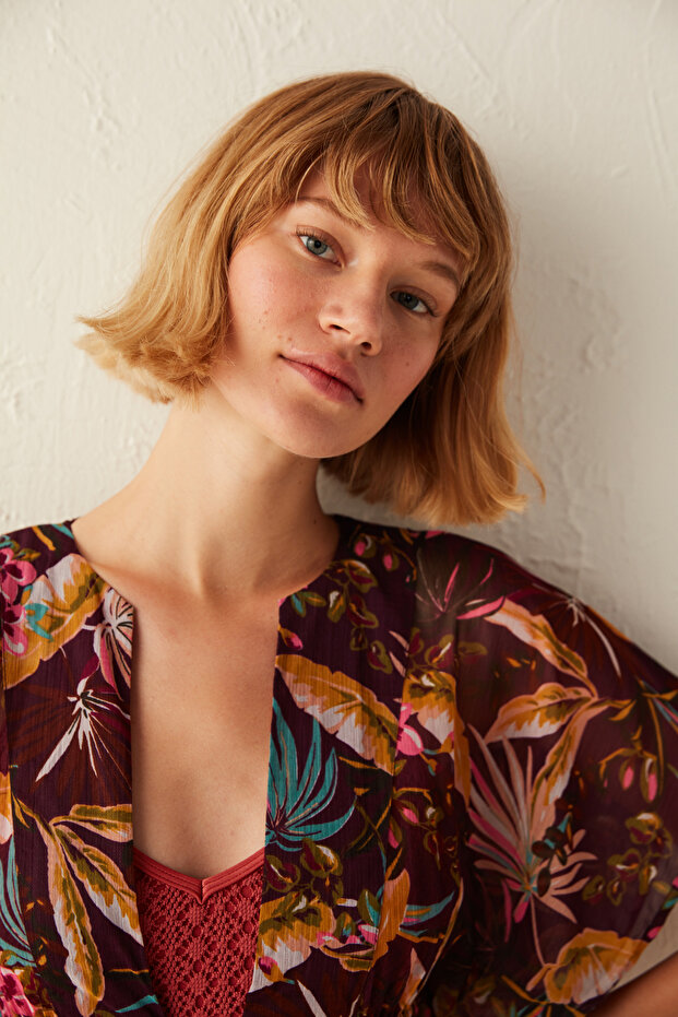 Basic Printed Kaftan - 4