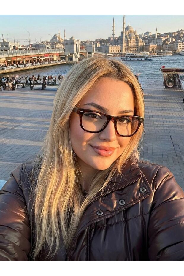 Unisex Waymark Cross Cut Leopard Frame Blueblock Blue Light Protection Glasses