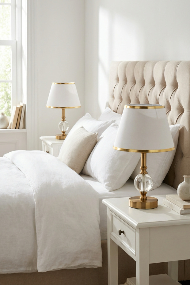 Elementer Bronz Çift Abajur - 1