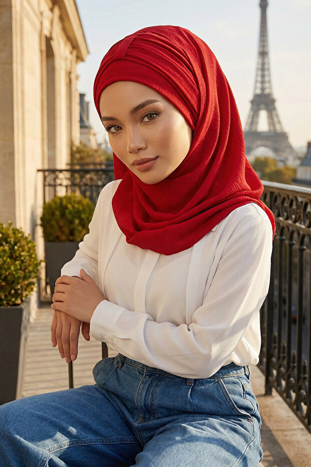 شال عملي، أحمر، CPS-91 - 1