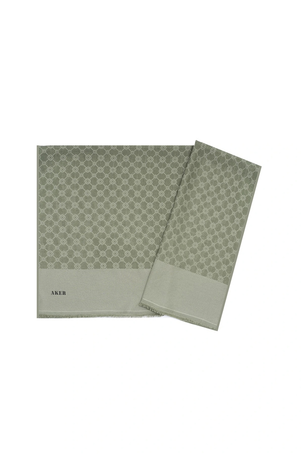 75x190 Cm 1090100 Elegance Monogram Şal - 1