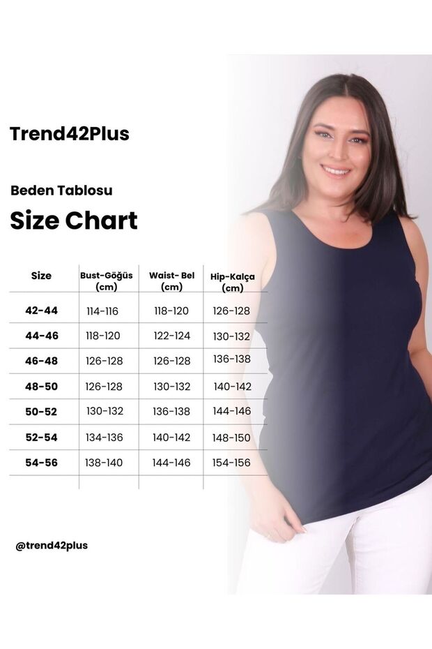 بلوزة أساسية بحمالات عريضة مقاس كبير (تي شيرت) - 2