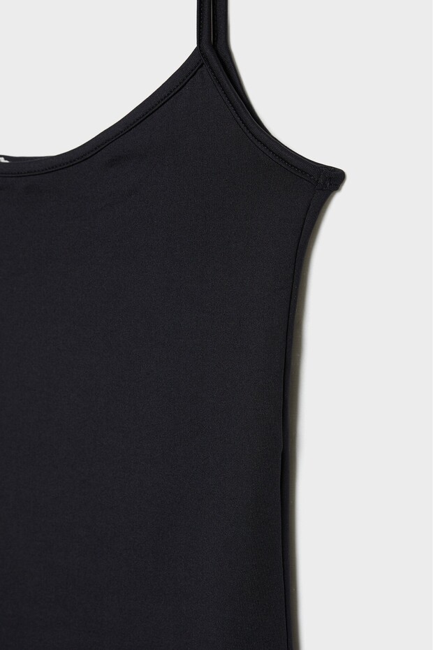 Askılı poliamid bluz - 7