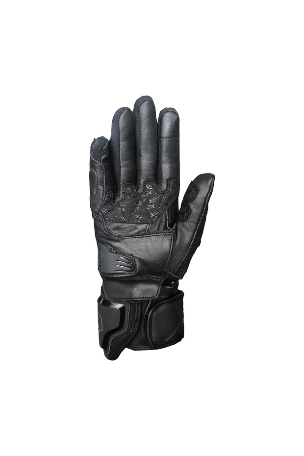 GL66 SİYAH DERİ YARIŞ ELDİVENİ - 2