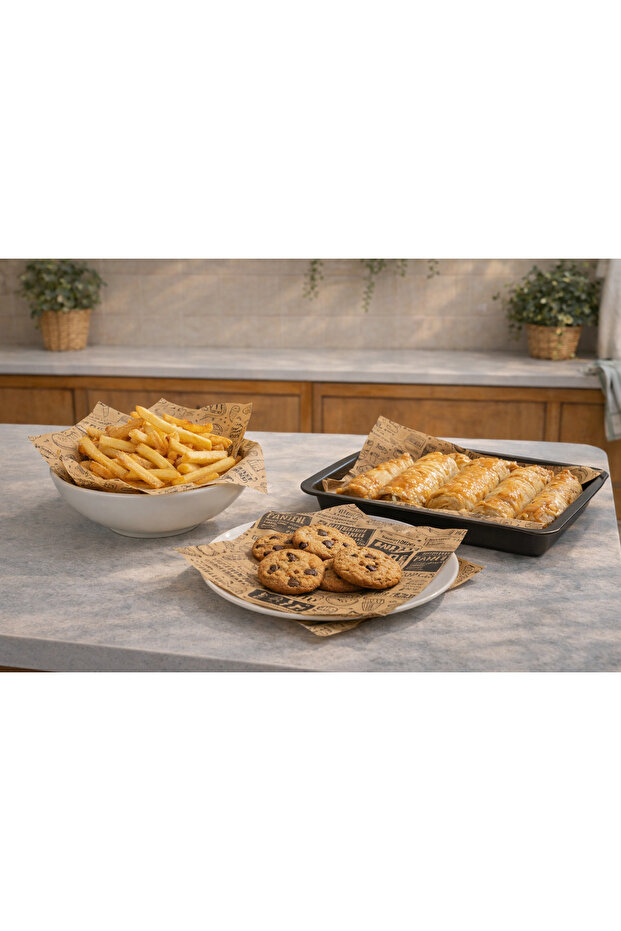 50 ورقة تقديم بنمط صحيفة عتيقة - نمط مختلط - 5