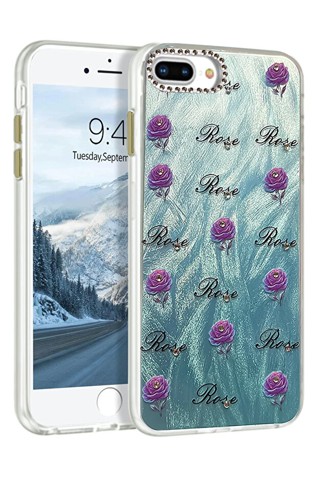 Rdbydn iPhone 7 Plus Case Blade Mirrored Pattern Cover - (191258) Pattern 9 - 1