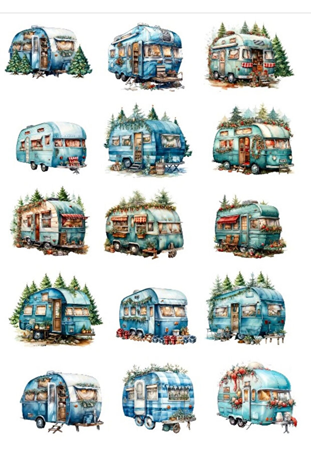 Karavan Sticker Set - 1