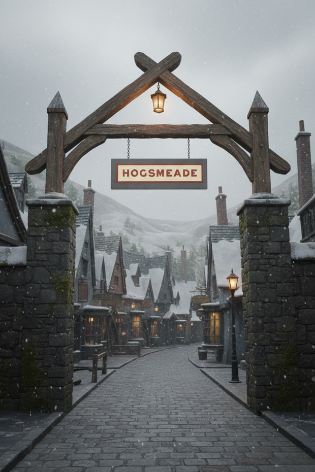 Hogsmeade Lisanslı Tabela - 4
