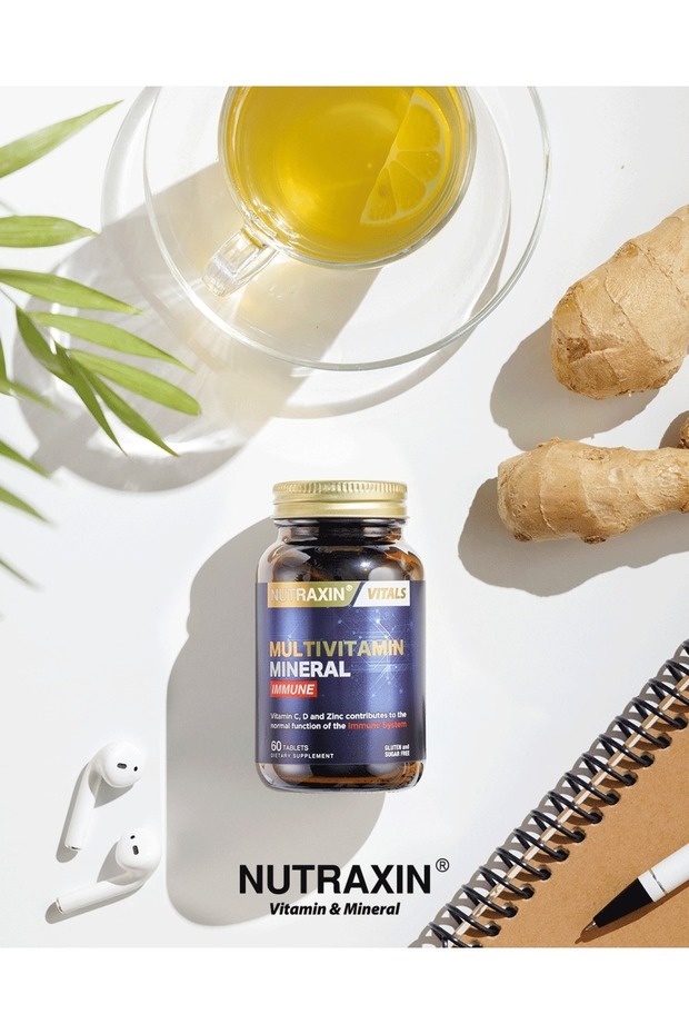 Multivitamin Mineral Immune Complex 60 Tbl - Magnezyum, C, D, Zinc, Demir, B12, Kolin, İyot - 4