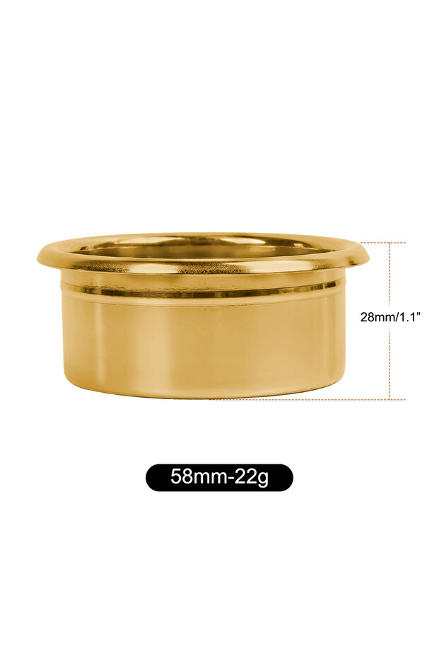 Glod 58MM (22g) IKAPE Precision High Extraction Espresso Filter Basket, Stainless Steel Filter Baske