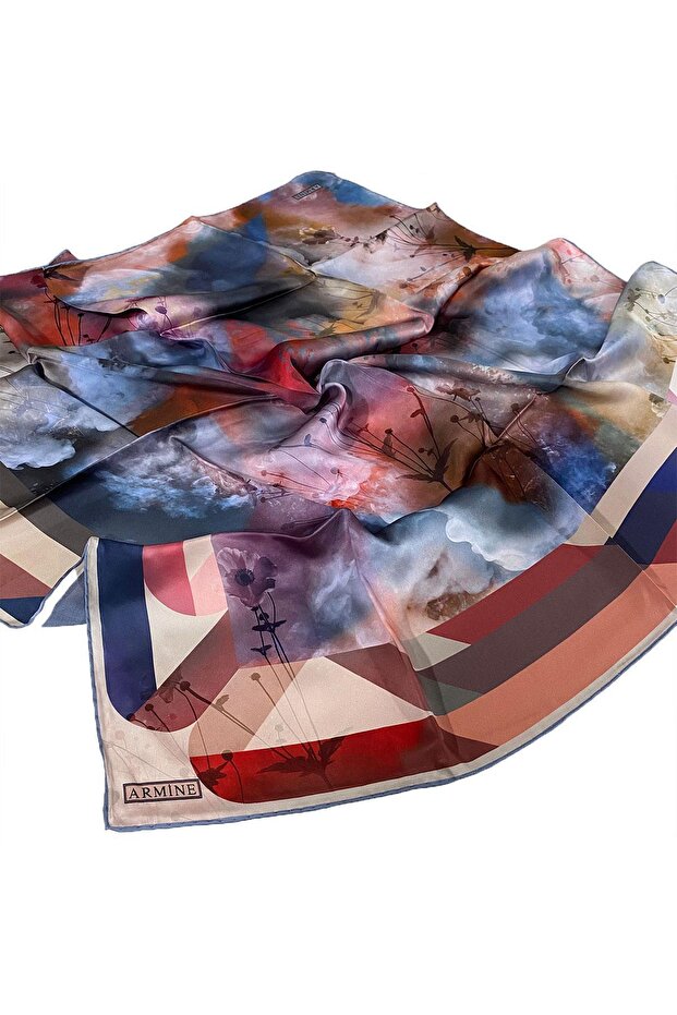 Nostalgia Series Silk Sura Scarf 8354-86