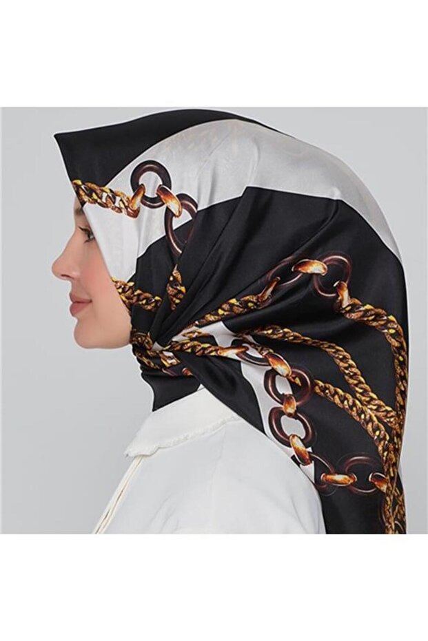 Nostalji Serisi Twill İpek Eşarp 7832D-20 - 2