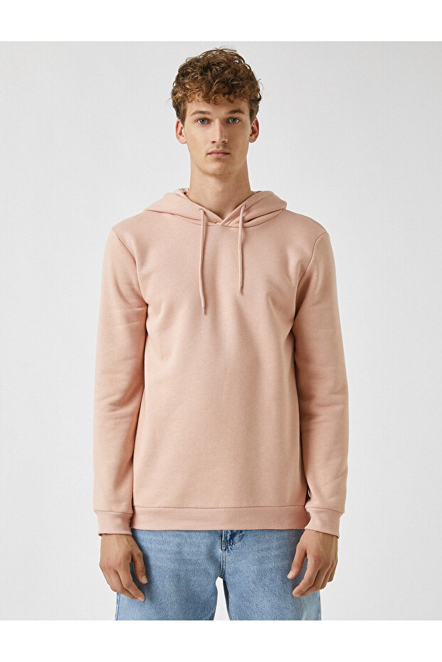 Basic Sweatshirt Kapüşonlu - 3