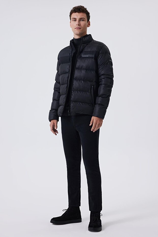 Lıver Erkek Şişme Mont Siyah - 1