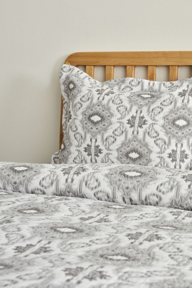 Neos Gray Double Bedspread Set - 5