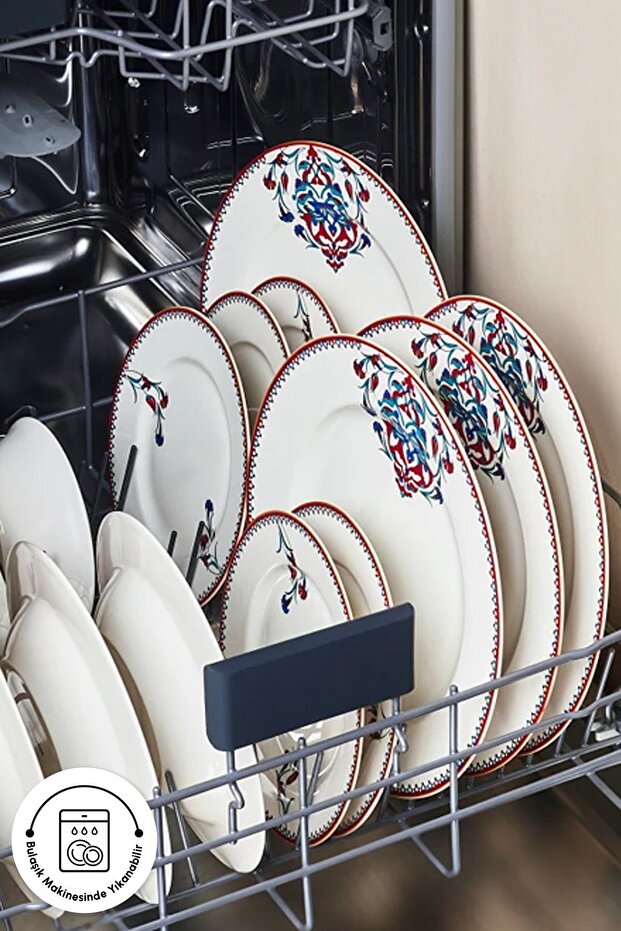 Elegance Bone Nakkaş 24 Parça 6 Kişilik Yemek Takımı - 8