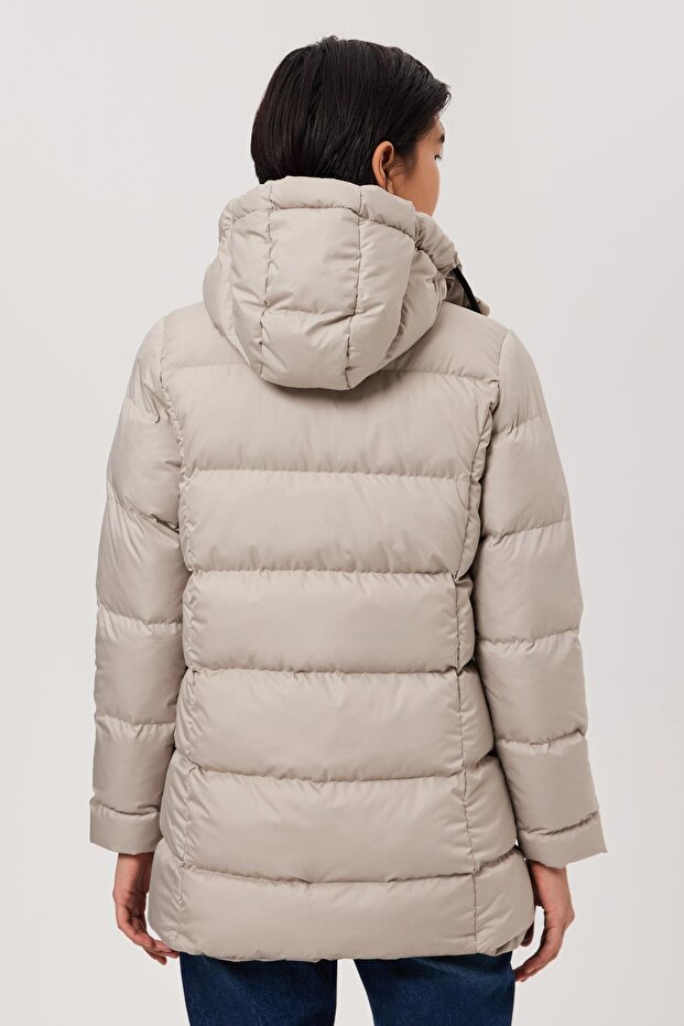 Alısa Kadın Mont Bej - 4