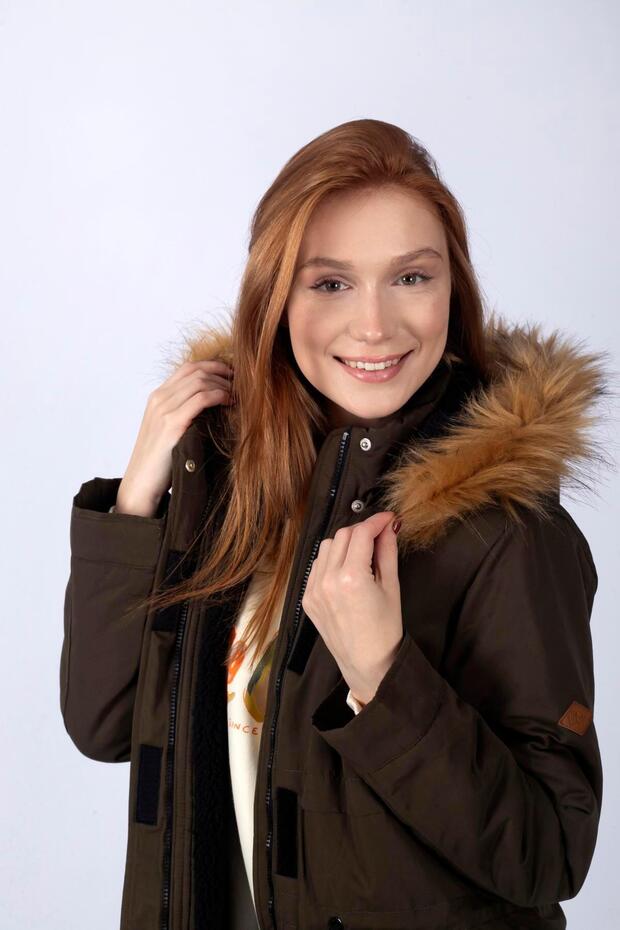 Hazel Kadın Mont Haki - 4