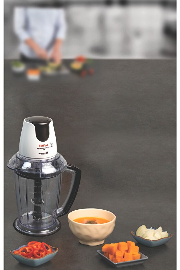 MasterChop Powelix Maxi 500 Watt 4 Bıçaklı Doğrayıcı Rondo [Beyaz] - 1500637071 - 4