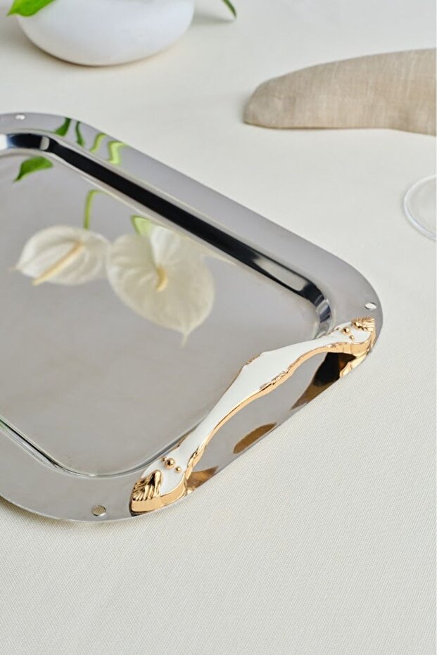 Mine Çelik Tepsi 30 Cm - 2