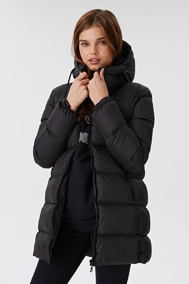 Alısa Kadın Mont Siyah - 2