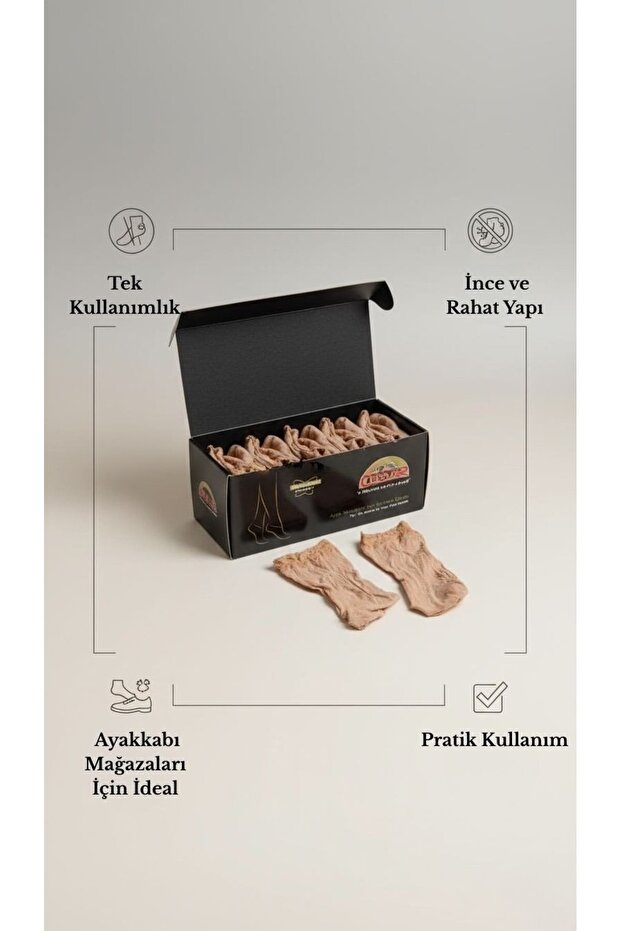 Tek Kullanımlık Deneme Çorabı (120 Adet) - 4