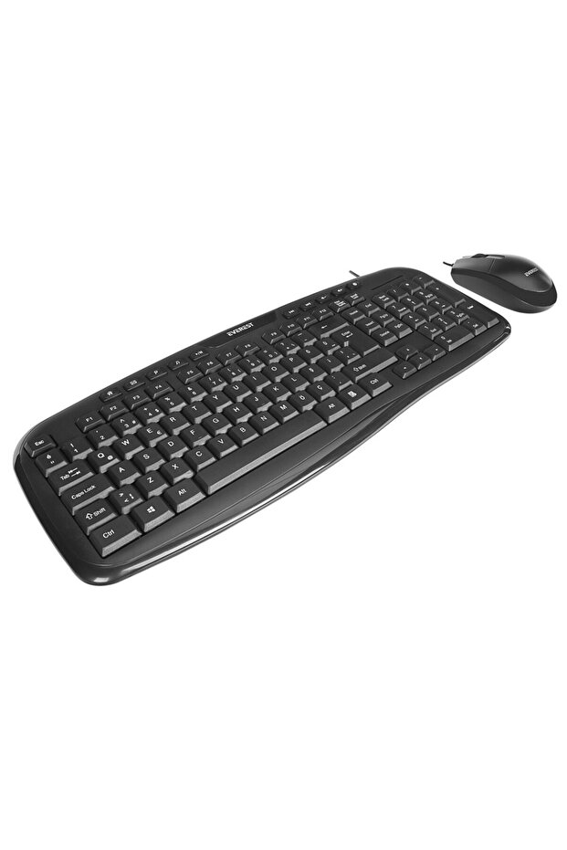Siyah Usb Q Multimedia Kablolu Klavye + Mouse Set - 2