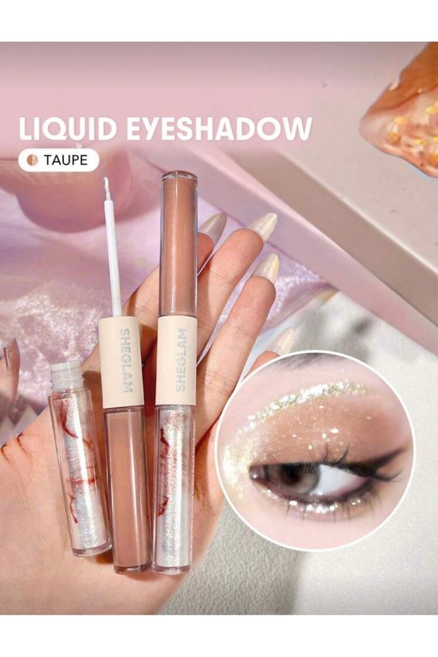 Silk Sparkle Double-Sided Liquid Eyeshadow - Matte & Shimmer