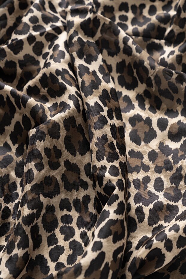 Şal moale cu model leopard de damă - 6