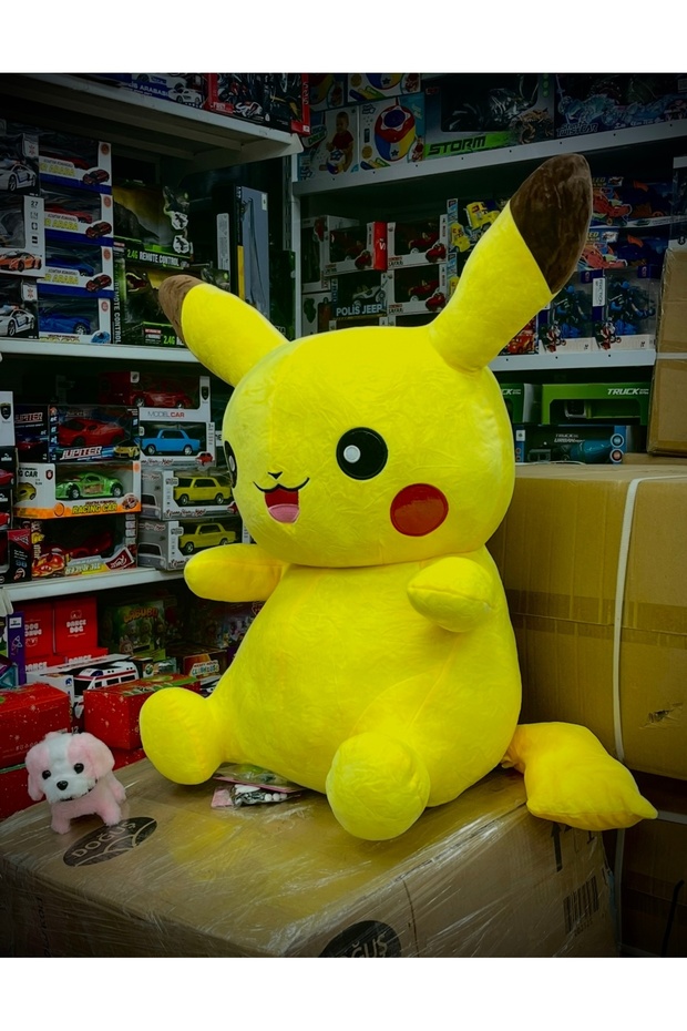 DEV PIKAÇHU İTHAL PELUŞ 120 CM - 1