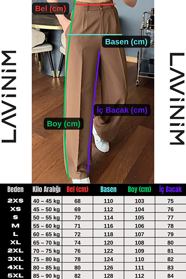 Dámské kalhoty Palazzo - 3