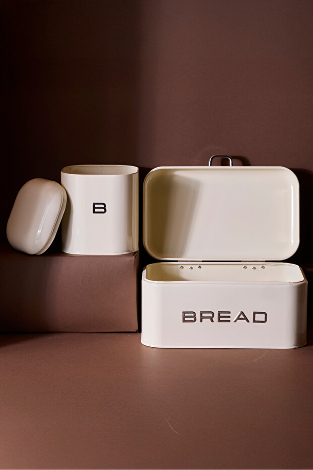 صندوق خبز وعلبة تخزين البسكويت 0187 - 3