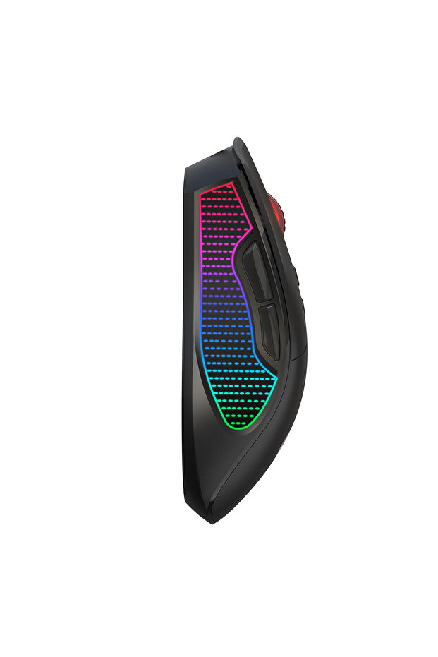 Crossfire Air V1 Tri-Mod Kablosuz 10000 Dpi Pixart 3325 Sensör Makro Yazılım RGB Gaming Mouse Siyah - 2