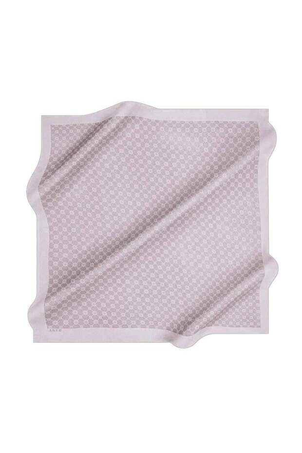 Elegance Monogram Eşarp - 1090500-991 - Gül Kurusu - 2