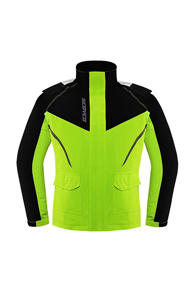 طقم ملابس واقية من المطر RC-10 ALT TOP NEON