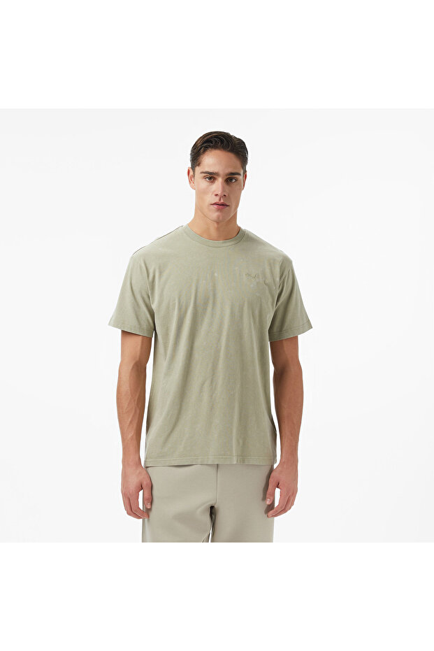 Ess Elevated Wash Erkek Yeşil T-Shirt - 1