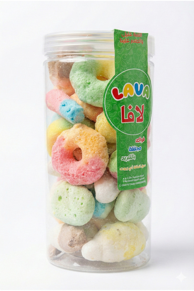 Assorted Freeze Dried Jelly Candy 100g - Various Shapes and Flavors