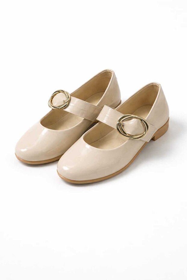 Women's Daily Comfortable Ballet Flats Thick Belted Women's Ballet Flats