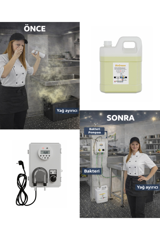 BIOGREASE – 3 L Koku Giderici ve Temizlik / Bakteri Çözümleri - 5