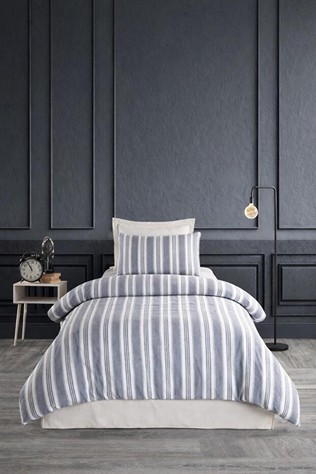 Single Soft Line Sport Striped Duvet Cover Set