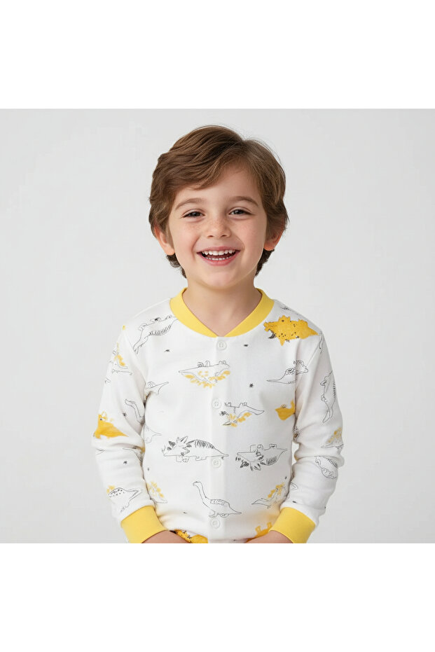 Boys' Character Printed 100% Cotton Colorful Pajama Set