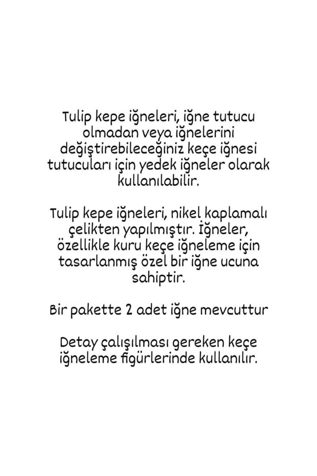 Keçe İğnesi İnce - 5