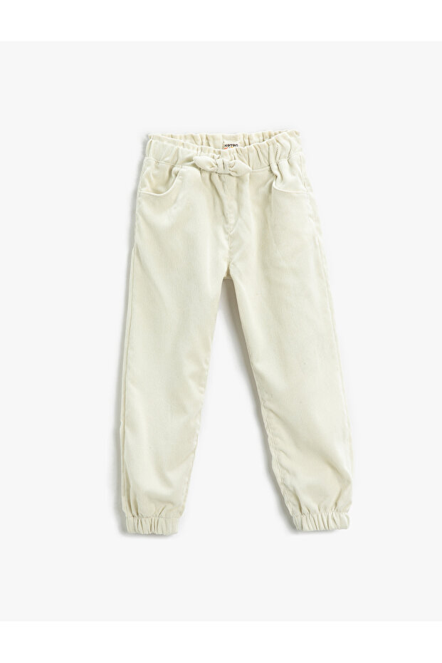 Girl's Ecru Jeans 3WKG40011AW
