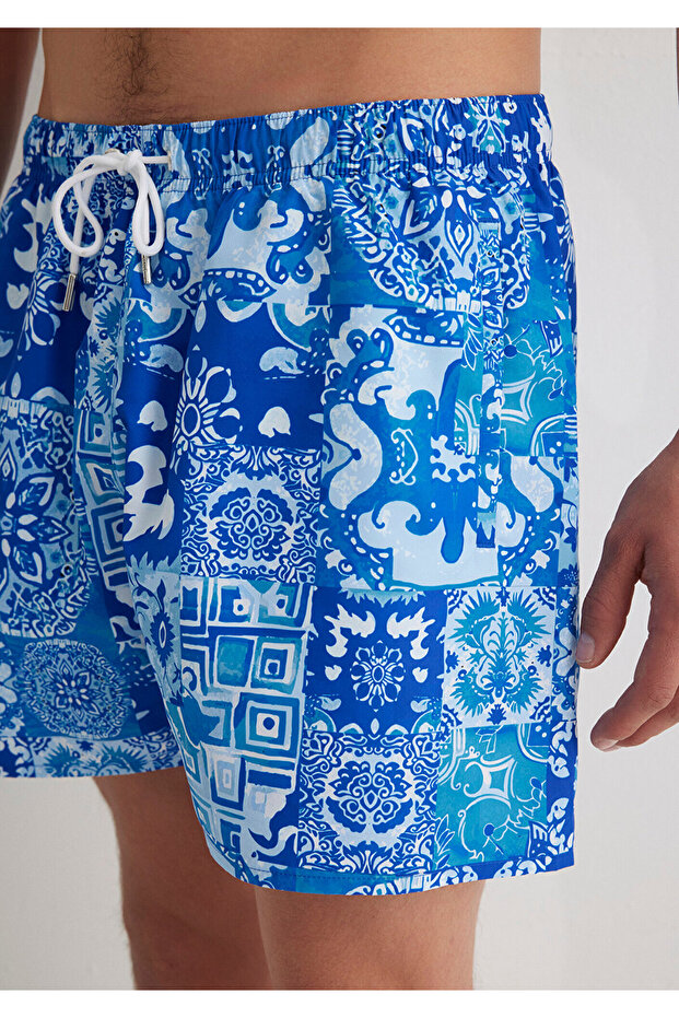 Kısa Deniz Şortu 0911896-24367 - 6