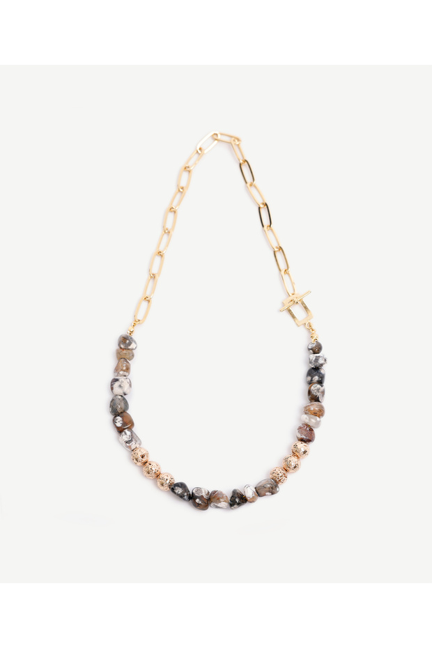 Akik İçerikli Kolye - 1