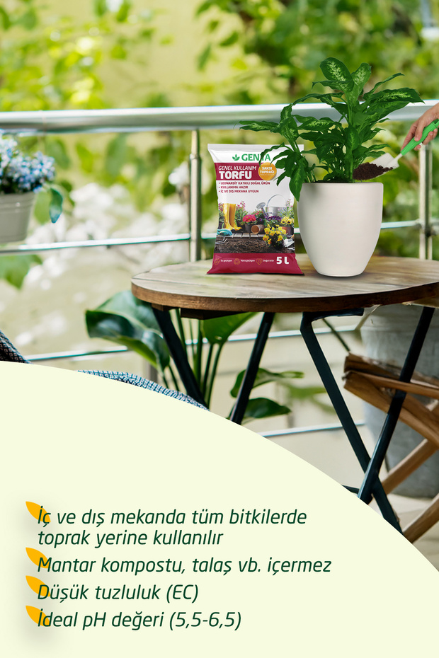 Genel Kullanım Torfu 5 Lt - 2