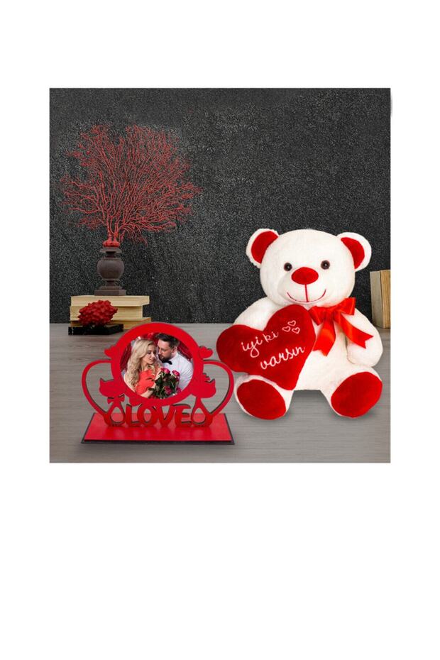 Happy Birthday Bear with Heart & Surprise Gift
