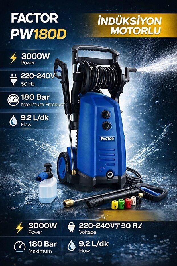 PW180D BASINÇLI YIKAMA MAKİNASI - 2