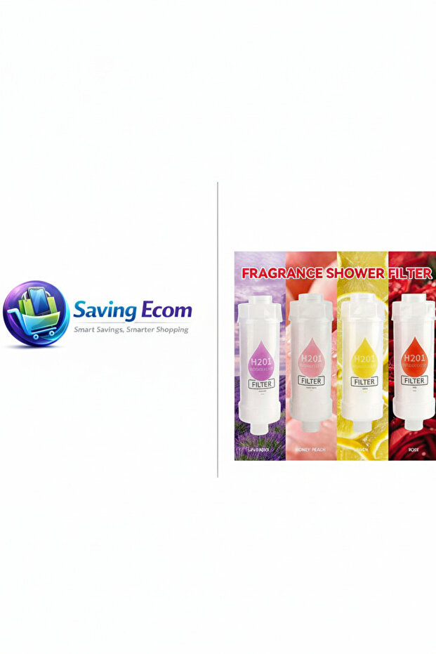 فلتر استحمام معطر بفيتامين سي، عبوة من قطعتين (توت و لافندر)