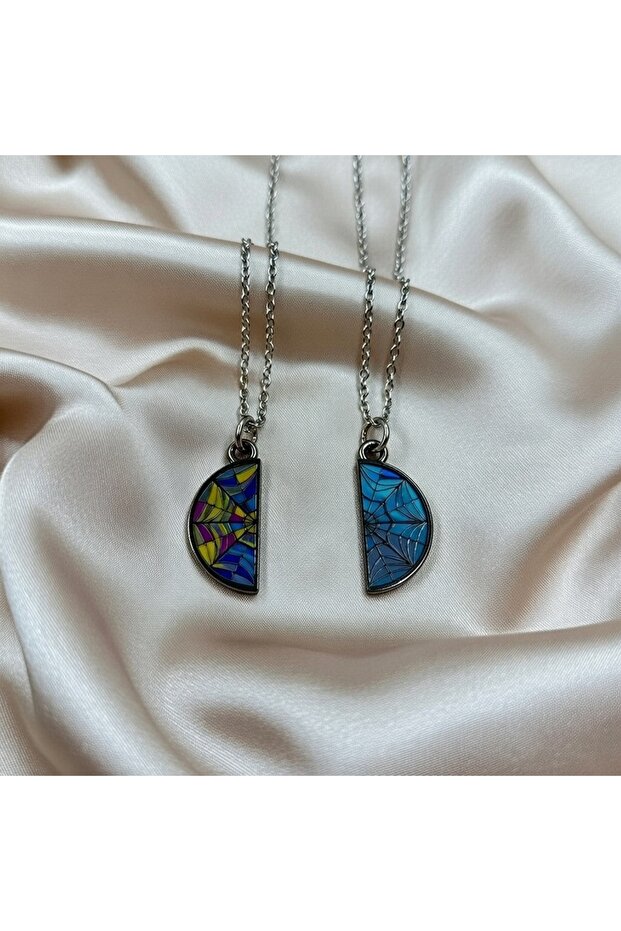 Wednesday Colorful Window Friendship Necklace